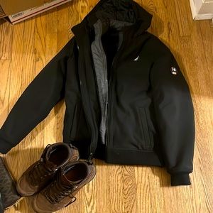 Brand new Nautical jacket, waterproof, very warm. Fits well to the body